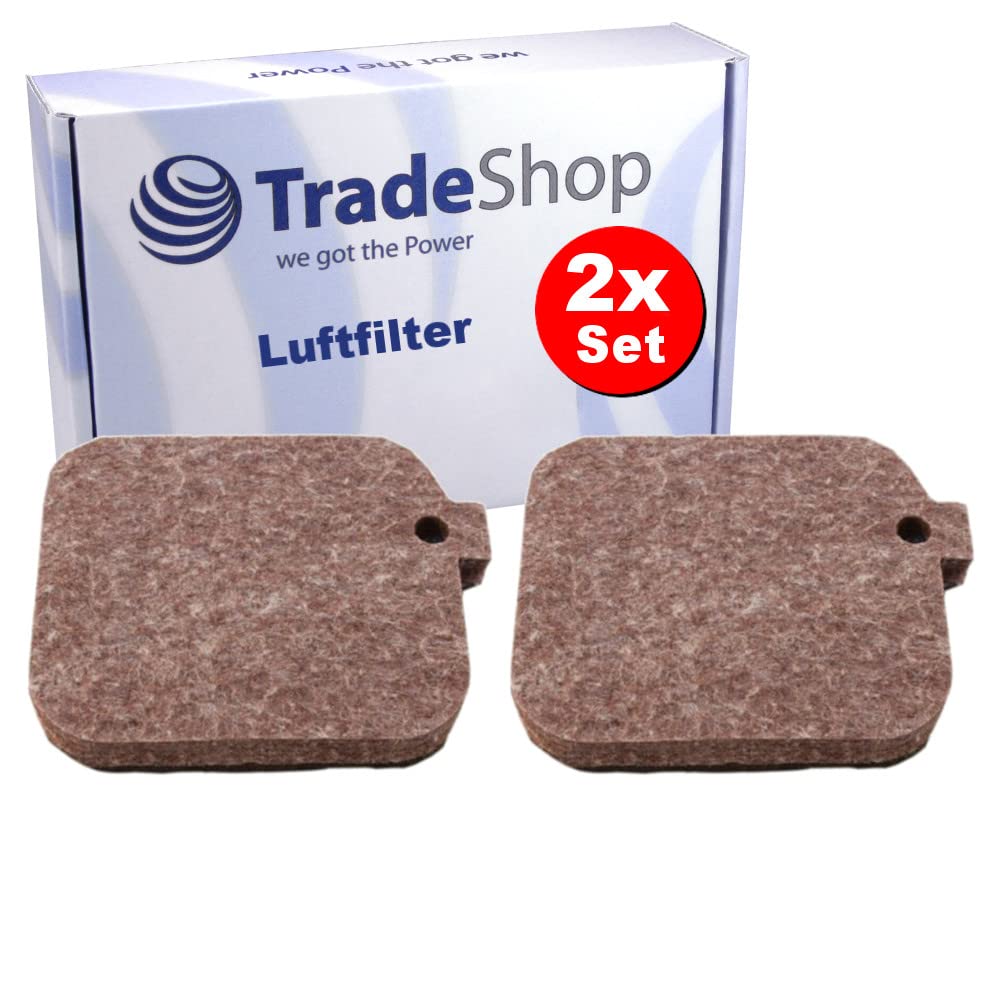 2x Trade-Shop Schaum/Vlies Luftfilter Ersatz für viele Stihl Laubbläser wie BG45 ersetzt 4229-120-1800 4229-124-1500/4229 120 1800 4229 124 1500 von Trade-Shop