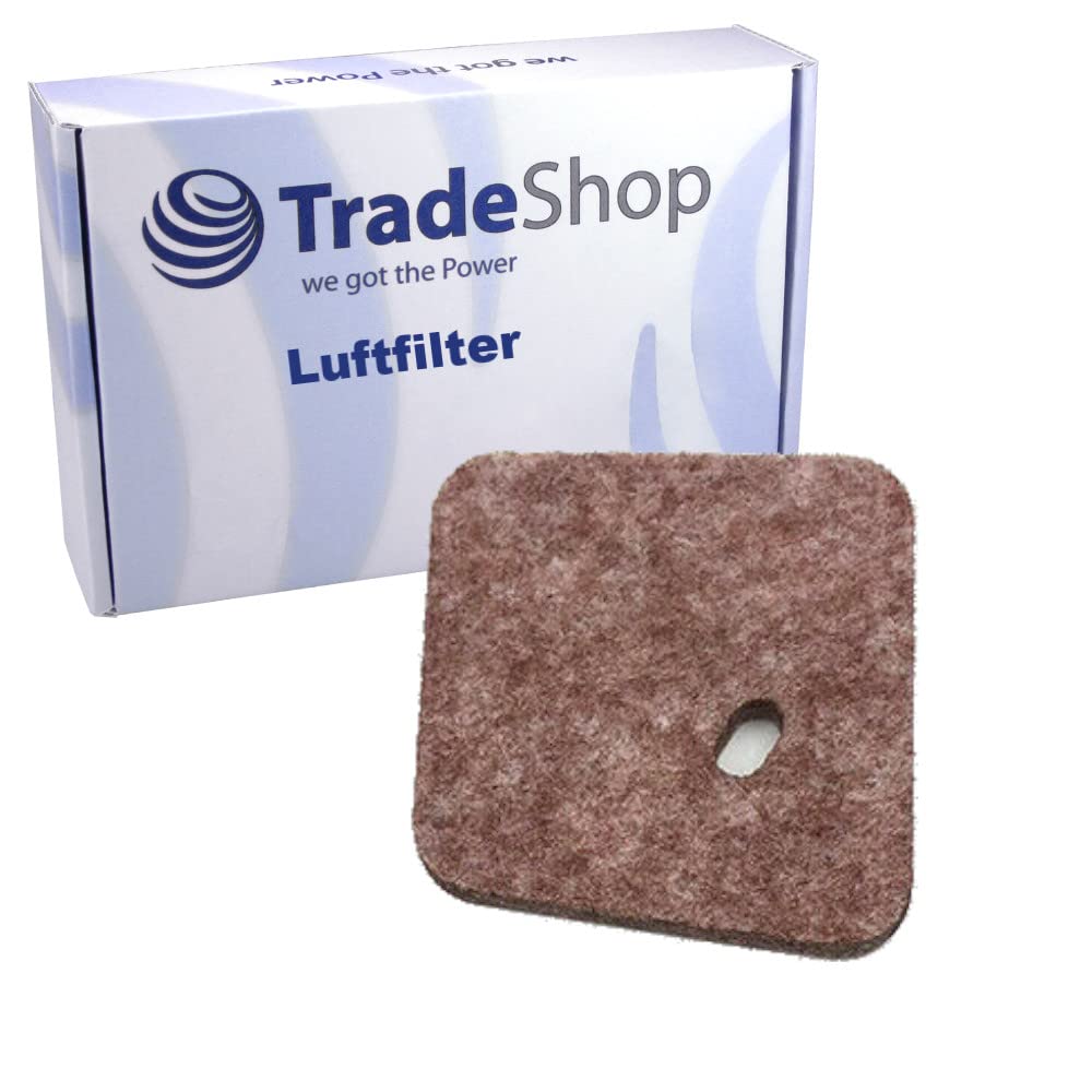 Trade-Shop Ersatz Luftfilter Vliesfilter für Stihl HS45 FS38 FS45 FS46 FS55 FS55C FS55R FS80 FS85 KM55 FC55 FC75 HL45 HL75 KM75 KM88 von Trade-Shop