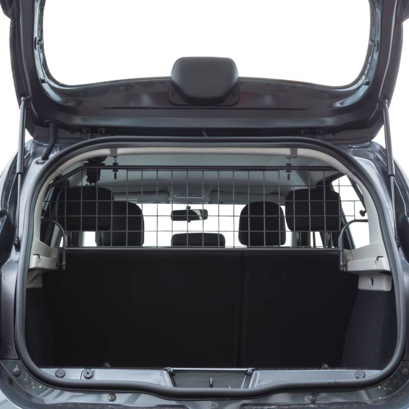 Travall Hundegitter Kompatibel Mit Dacia Sandero 5 Türer Fließheck,Stepway 2012-2020 TDG1467-Fahrzeugspezifischer Kofferraumschutz,Gepäckbarriere,Ladungsteiler,robuster,pulverbeschichteter Stahl von Travall