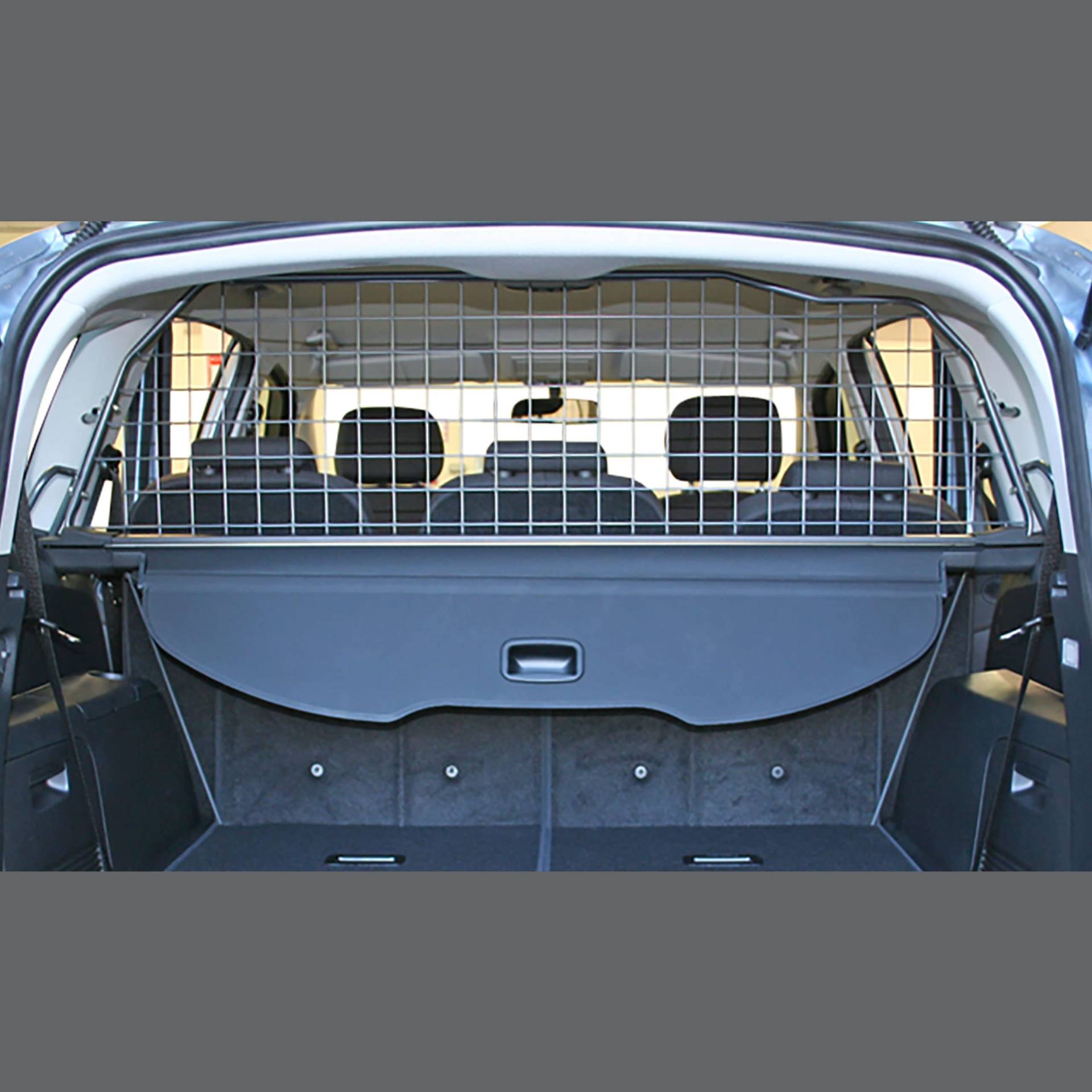 Travall Hundegitter Kompatibel Mit Ford S-Max (2006-2015) TDG1298 - Fahrzeugspezifischer Kofferraumschutz, passgenau, Gepäckbarriere, Ladungsteiler, robuster, pulverbeschichteter Stahl von Travall