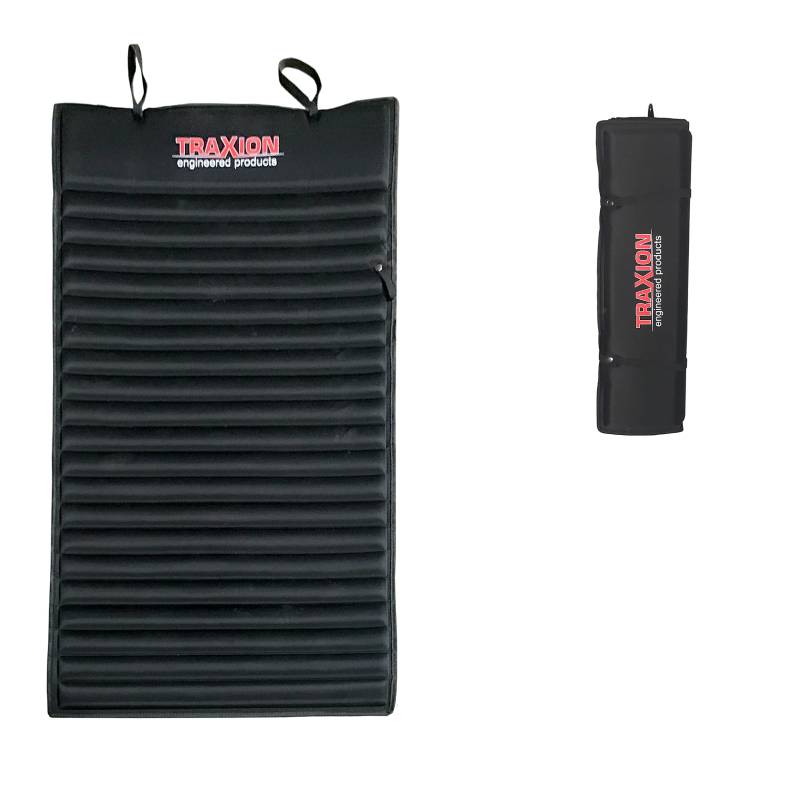 Traxion 1-500 VersaMat Allzweckmatte aus hochdichtem Schaumstoff, aufrollbar, Schwarz von Traxion