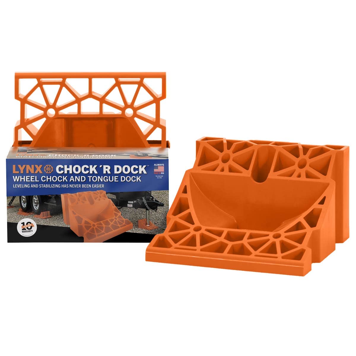 Tri-Lynx 00030 Chock 'R Dock, Orange von Tri-Lynx