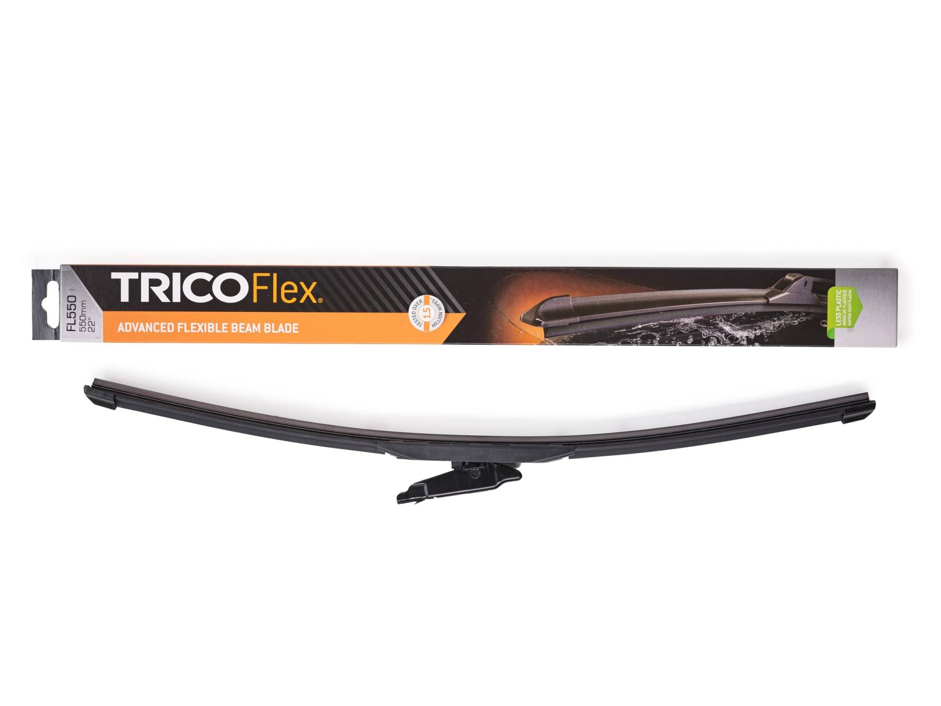 Trico Flex 350MM Scheibenwischer für Frontscheibe Wischerblatt (1 Stück), Schwarz von Trico