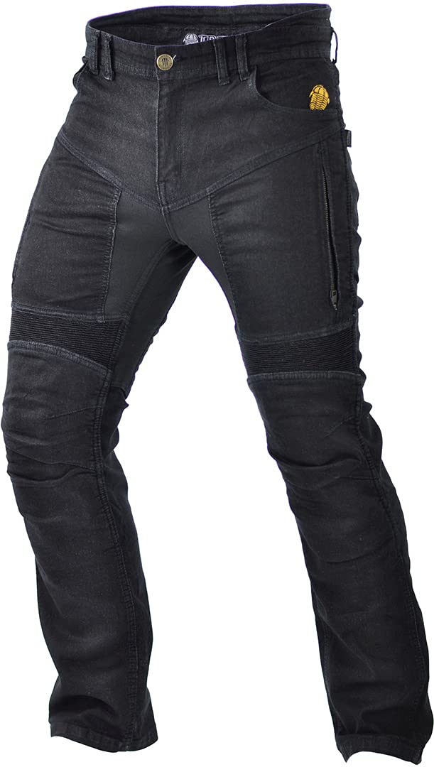 Trilobite Motorrad Herren Jeans Parado, schwarz Größe : 30 lange von Trilobite