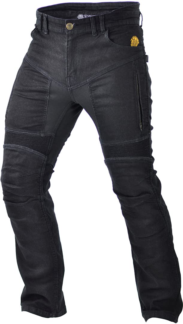 Trilobite Motorrad Herren Jeans Parado, schwarz Größe : 32 lange von Trilobite