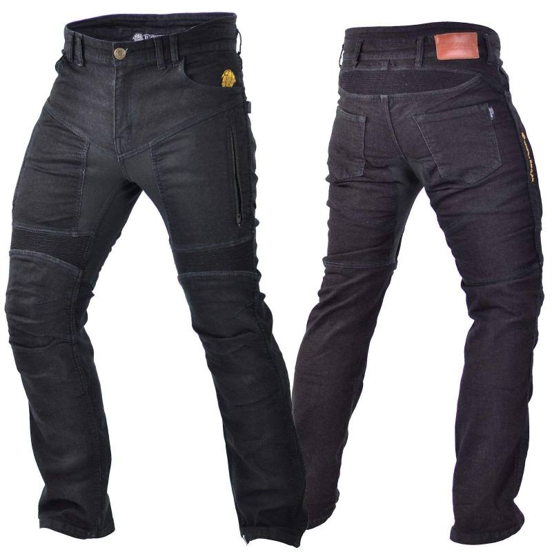 Trilobite Motorrad Herren Jeans Parado, schwarz Größe : 34 von Trilobite