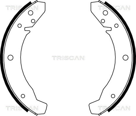 Bremsbackensatz Triscan 8100 29104 von Triscan