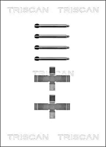 Triscan 8105231389 Bremsbelag - Zubehörsatz Hinterachse von Triscan