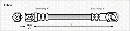 Triscan 815010006 Bremsschlauch hinten von Triscan