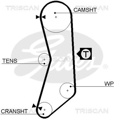 Zahnriemen Triscan 8645 5030xs von Triscan