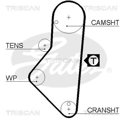 Zahnriemen Triscan 8645 5050xs von Triscan