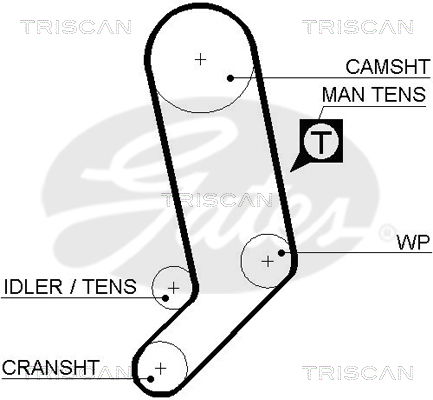 Zahnriemen Triscan 8645 5323xs von Triscan