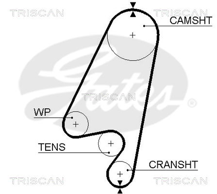Zahnriemen Triscan 8645 5367xs von Triscan