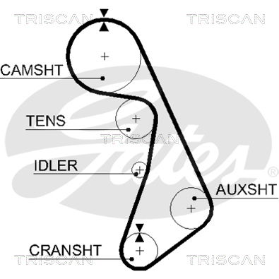 Zahnriemen Triscan 8645 5492xs von Triscan