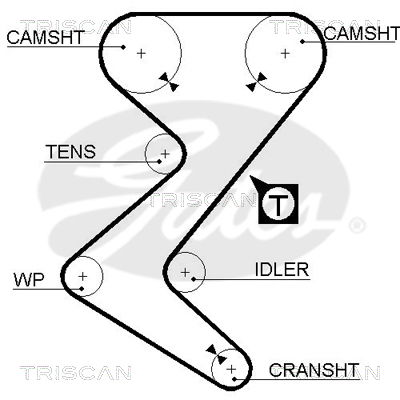 Zahnriemen Triscan 8645 5528xs von Triscan