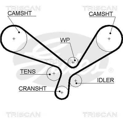 Zahnriemen Triscan 8645 5557xs von Triscan