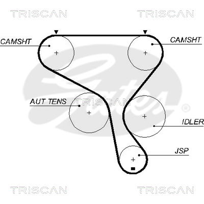 Zahnriemen Triscan 8645 5573xs von Triscan