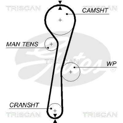 Zahnriemen Triscan 8645 5577xs von Triscan