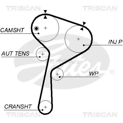 Zahnriemen Triscan 8645 5578xs von Triscan