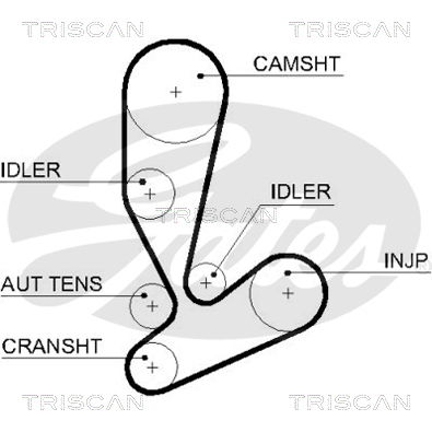 Zahnriemen Triscan 8645 5592xs von Triscan