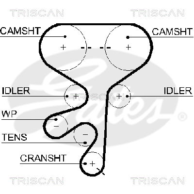 Zahnriemen Triscan 8645 5603xs von Triscan