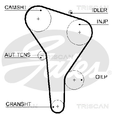 Zahnriemen Triscan 8645 5622xs von Triscan