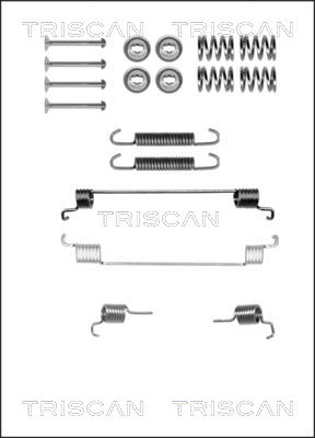 Zubehörsatz, Bremsbacken Hinterachse Triscan 8105 152540 von Triscan