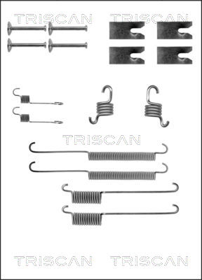 Zubehörsatz, Bremsbacken Hinterachse Triscan 8105 162584 von Triscan