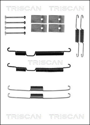 Zubehörsatz, Bremsbacken Hinterachse Triscan 8105 182008 von Triscan