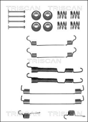 Zubehörsatz, Bremsbacken Hinterachse Triscan 8105 422584 von Triscan