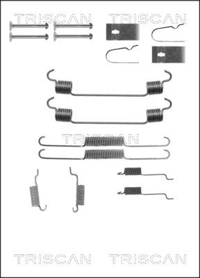 Zubehörsatz, Bremsbacken Hinterachse Triscan 8105 502556 von Triscan