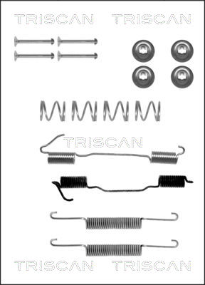 Zubehörsatz, Bremsbacken Hinterachse Triscan 8105 652160 von Triscan