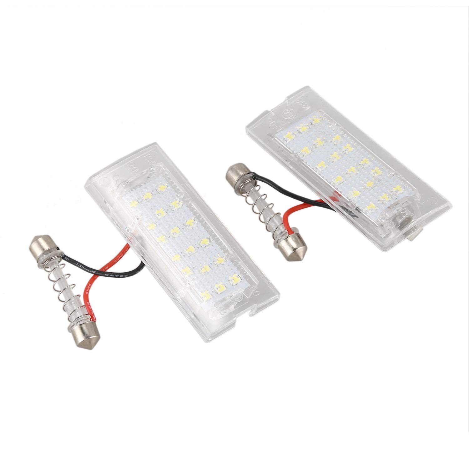 Trooth 1 Paar LED-Kennzeichenbeleuchtung für X5 E53 X3 E83 03-10 von Trooth