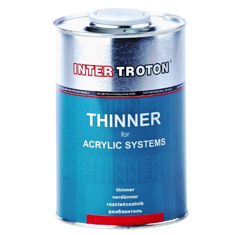 TROTON Inter Universal Verdünnung für Acryl-Erzeugnisse 1L Thinner mittel Beste Qualität von TROTON