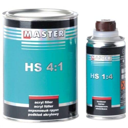 Troton 2K Master Acryl Füller 1L schwarz 4:1 Primer Grundierung HS Filler Ink. Härter von LZBBD