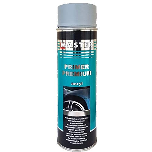 Troton Füller 1K GRAU 1 x 500ml Premium Primer KORROSIONSCHUTZ Spray GRUNDIERUNG ACRYL FÜLLER HAFTGRUND Auto Primer von Troton