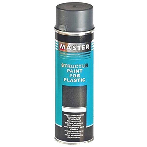 Troton STRUKTURLACK Grau 1 x 500ml 1K Spray Kunststoff Plastik Lack Structure Plastic Paint von GTTCCG