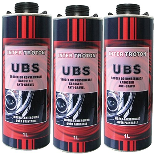 Troton UBS 3 x 1,2Kg SCHWARZ UNTERBODENSCHUTZ GRAVEX STEINSCHLAGSCHUTZ KUNSTHARZ von Troton