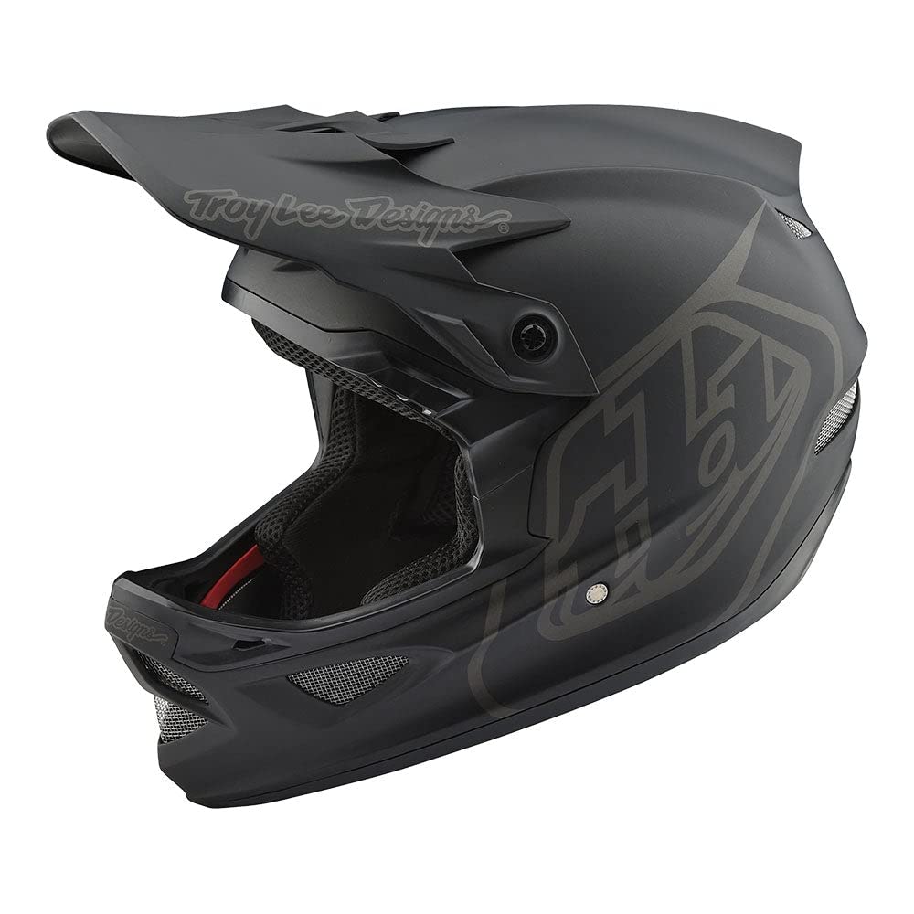 Troy Lee Designs Unisex – Erwachsene D3 Fiberlite Mono Black Sm, Schwarz, S von Troy Lee Designs