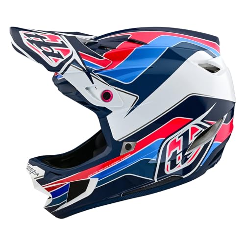 Troy Lee Designs D4 Polyacrylit Helm, Qualifer Black/YelLolew, L von Troy Lee Designs