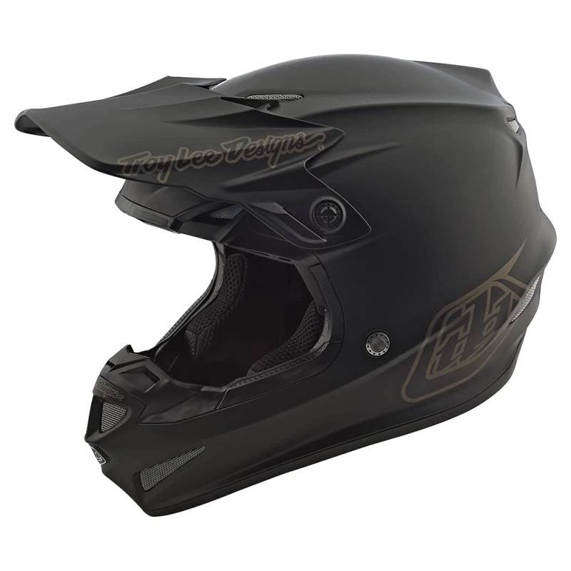 Troy Lee Designs GP Mono Jugend Motocross Helm (Black,L) von Troy Lee Designs