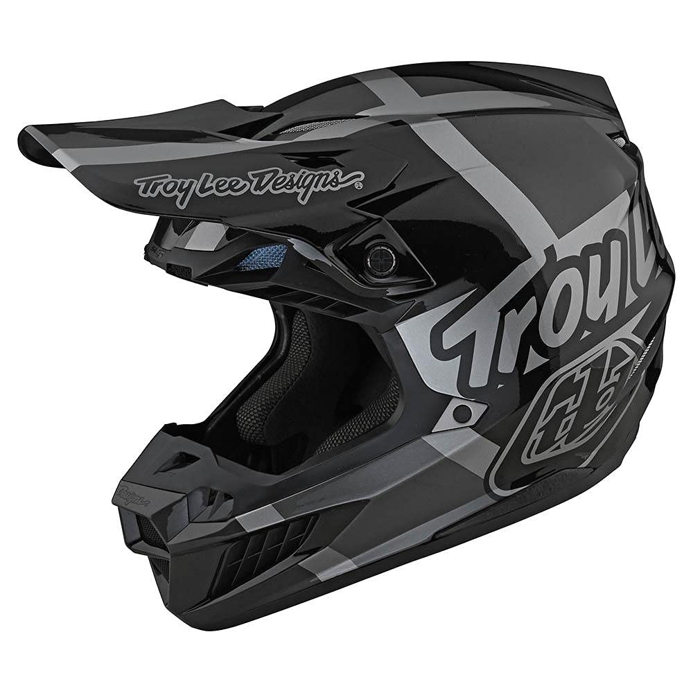 Troy Lee Designs SE5 Quattro Composite Adult Offroad Motocross Dirt Bike ATV Powersports Racing Full Face Helmets MIPS Lightweight Ventilated Men Women (XXL, Gray) von Troy Lee Designs