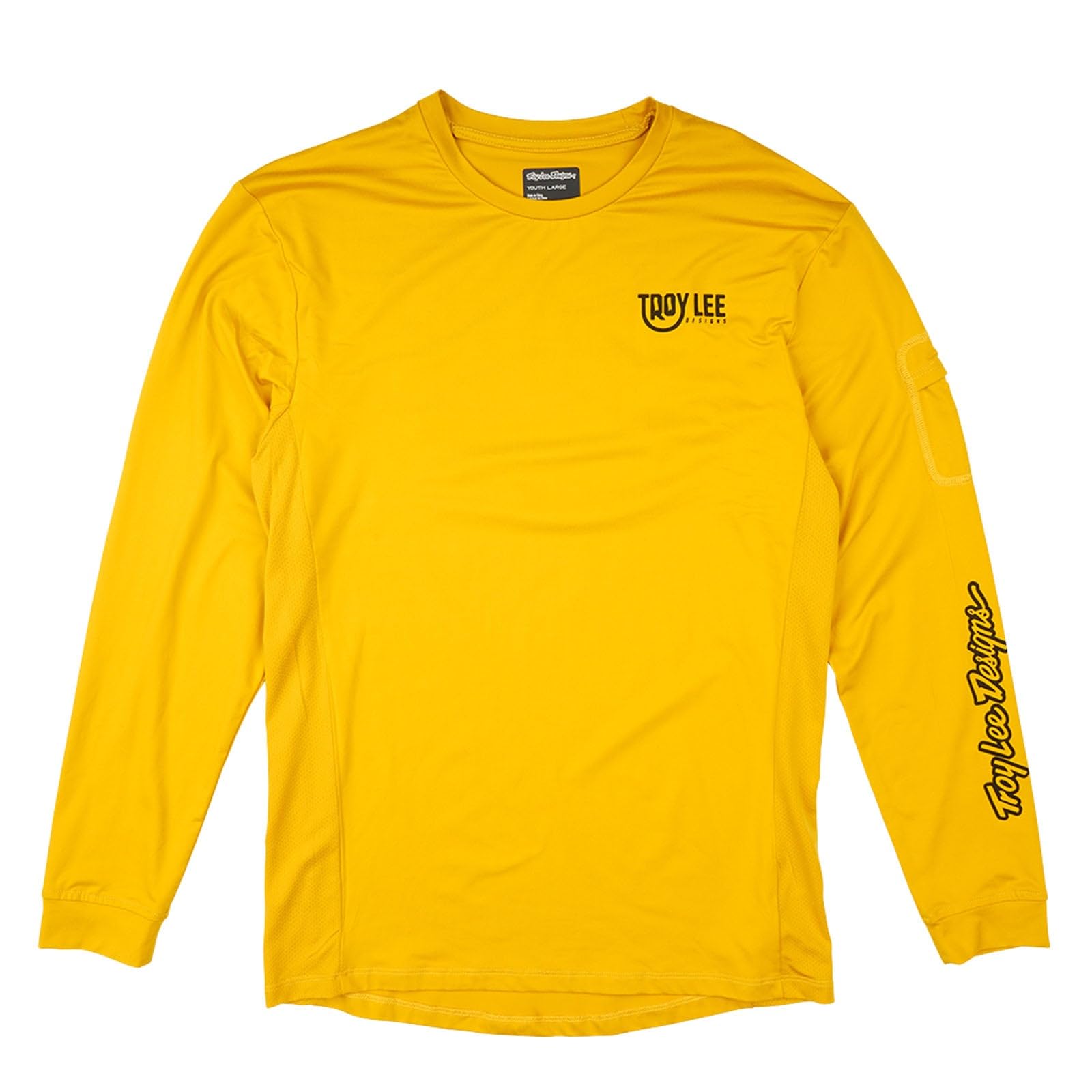 Troy Lee Designs Youth Ruckus Long Sleeve Ride Tee; Eyez Safron SM von Troy Lee Designs