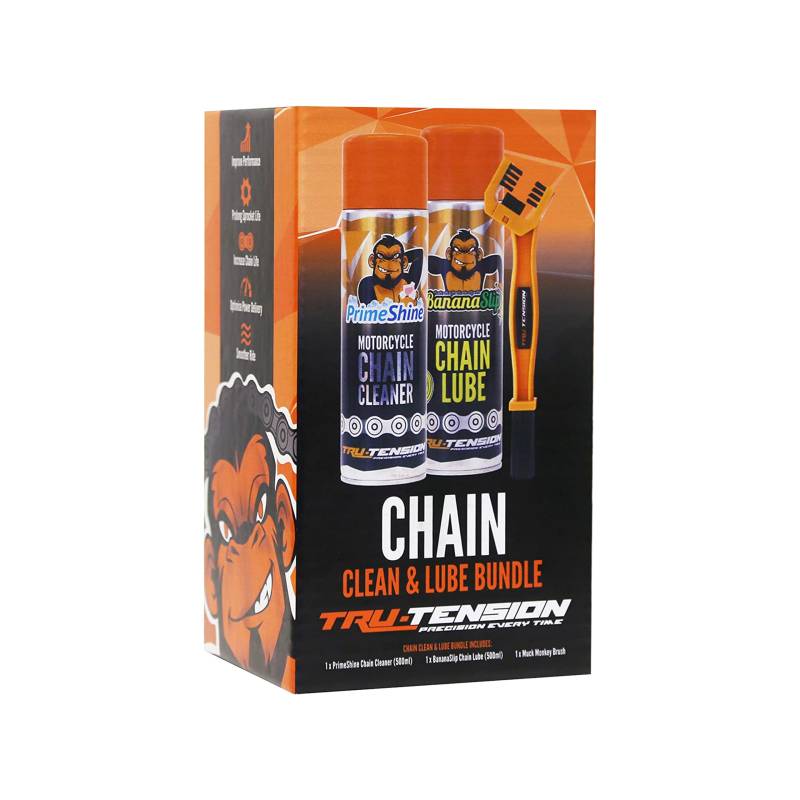 Tru-Tension | Motorcycle Chain Clean & Lube Bundle | Motorradwerkzeuge & Zubehör von Tru-Tension