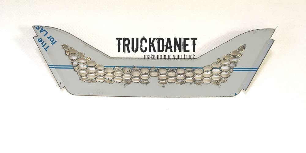 Truckdanet Oberflächenprofil aus poliertem Edelstahl (aisi 304) Wabenmuster von Truckdanet