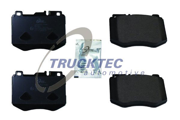 Bremsbelagsatz, Scheibenbremse Vorderachse Trucktec Automotive 02.35.515 von Trucktec Automotive