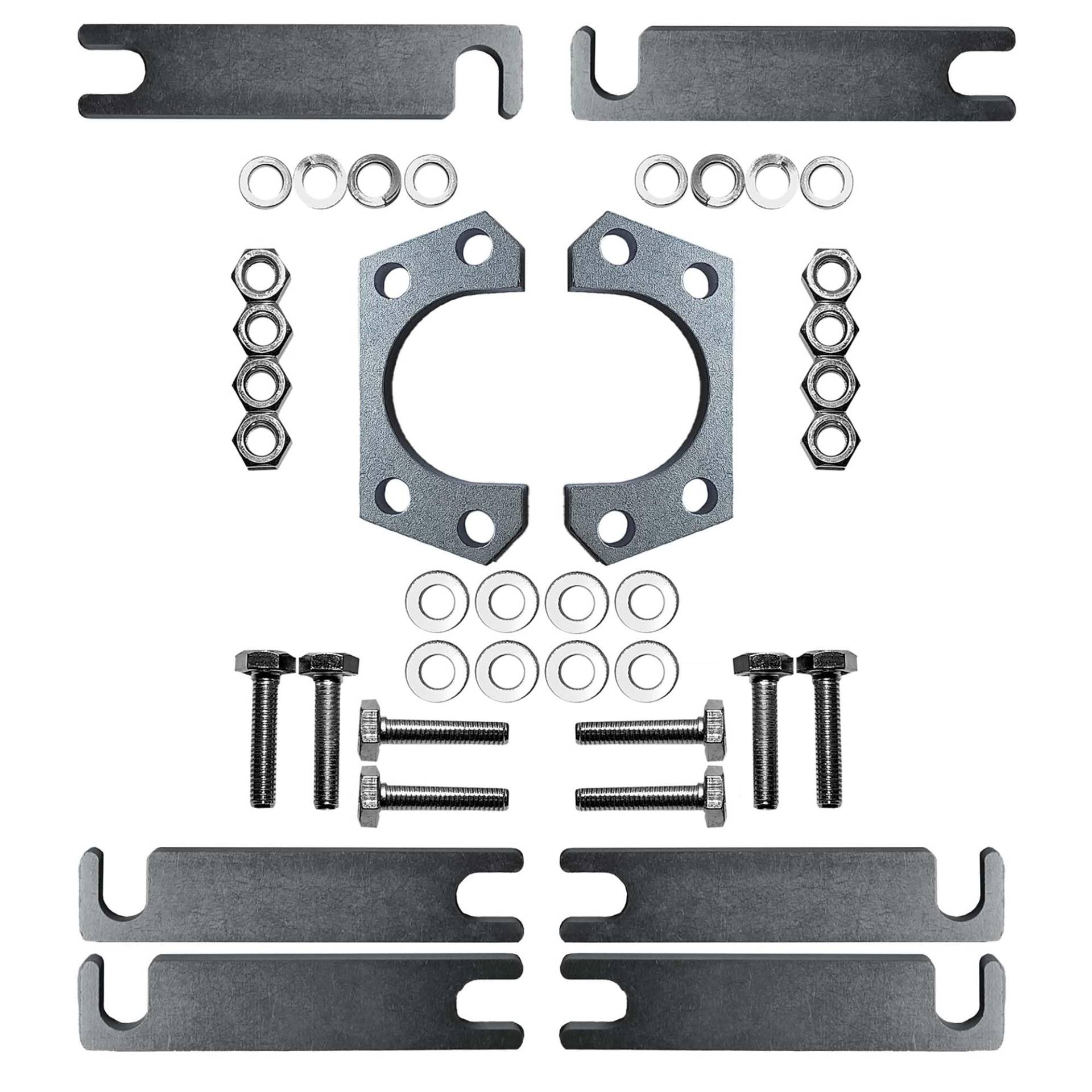 Oberes Kugelgelenk Distanzscheiben 10mm mit Sturzkorrekturscheiben für Isuzu Trooper I, Campo, KB, D-MAX I, Opel Campo, Frontera, Monterey mit Federungslift | Federung Tuning Set vorne von Truh.pl