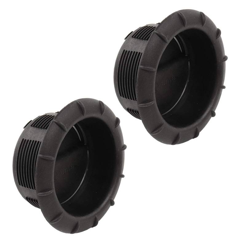 Truma Endstück Warmluftaustritt 65mm Warmluftrohre verschließbar (2X Schwarz) von Truma