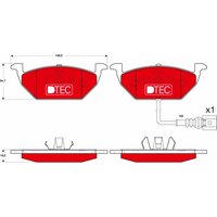 Bremsbelagsatz TRW GDB1658DTE, Vorne von Trw