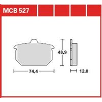 Bremsbelagsatz TRW MCB527 von Trw